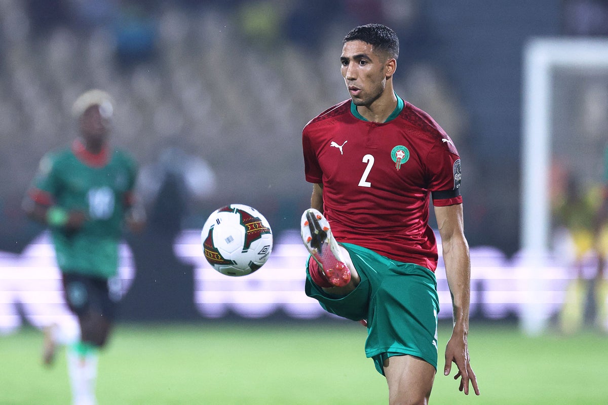 Achraf Hakimi: Hậu vệ biên của Morocco tiếp tục ghi thêm thành tích | The Independent