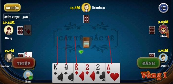 Gamebai88 Hướng dẫn chơi game bài Cat Te cực kỳ đơn giản