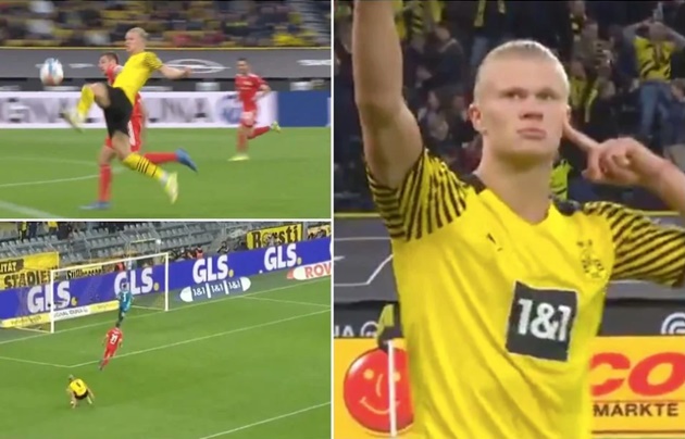 Pha lốp bóng để đời của Erling Haaland