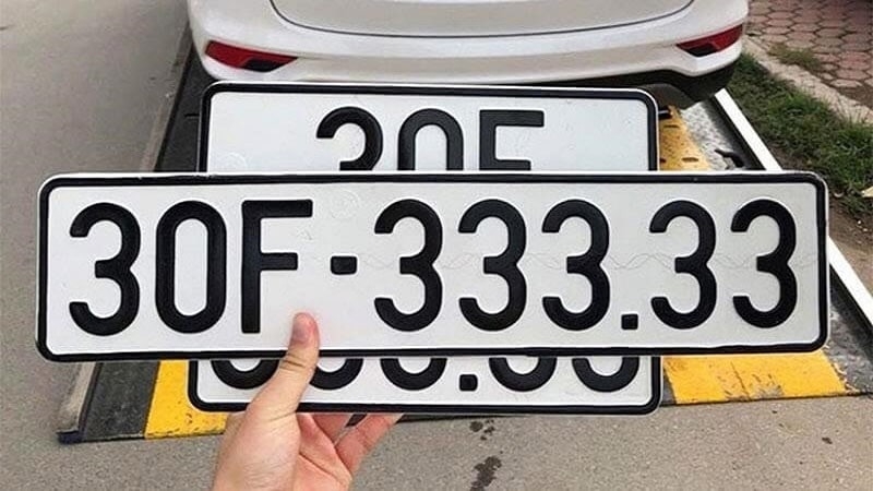 Số 33 trong biển số xe