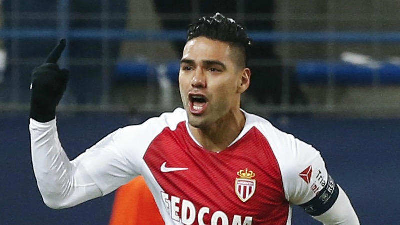Mãnh hổ Falcao từng chơi rất ấn tượng tại Monaco Radamel Falcao ăn mừng bàn thắng tại Monaco