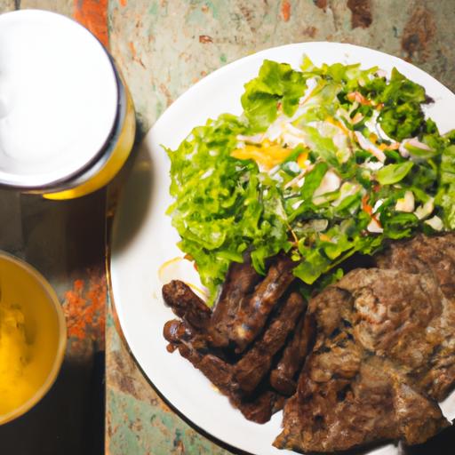 Món ăn tại quán nhậu xem bóng đá