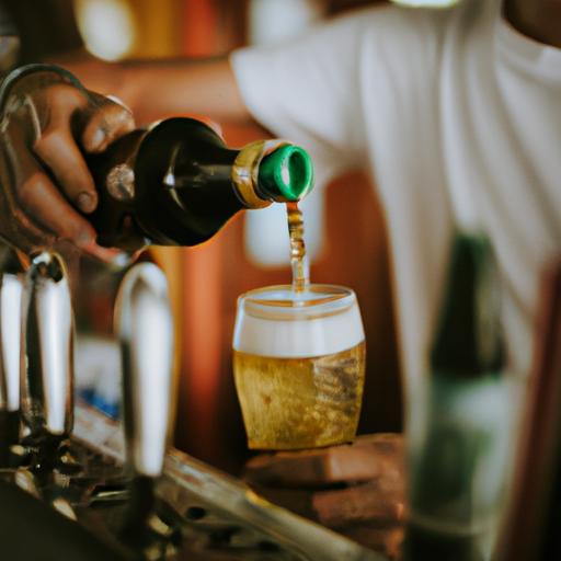 Đồ uống tại quán nhậu xem bóng đá